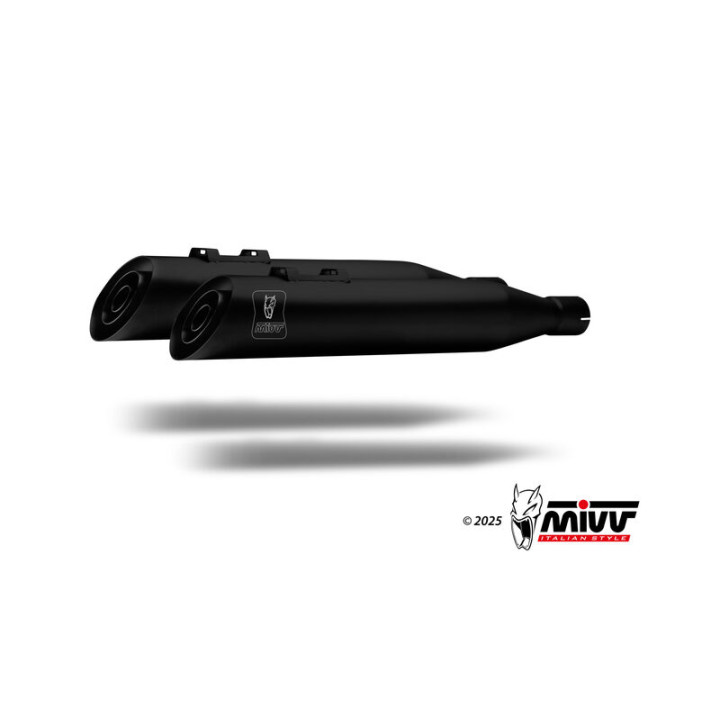Silencieux MIVV HR-1 - noir mat | Oxmoto