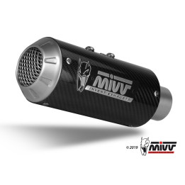 Silencieux MIVV MK3 Carbon/casquette inox Yamaha R1 | Oxmoto