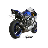 Silencieux MIVV MK3 Carbon/casquette inox Yamaha R1 | Oxmoto