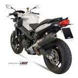 Silencieux MIVV Oval Carbon Cap carbone BMW F800R | Oxmoto