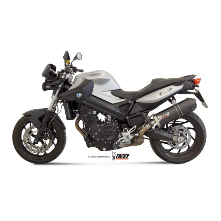 Silencieux MIVV Oval Carbon Cap carbone BMW F800R | Oxmoto