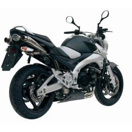Silencieux double MIVV X-Cone inox Suzuki GSR600 | Oxmoto