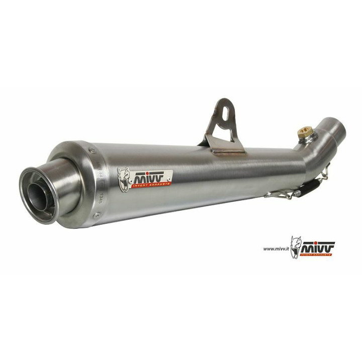 Silencieux double MIVV X-Cone inox Suzuki GSR600 | Oxmoto