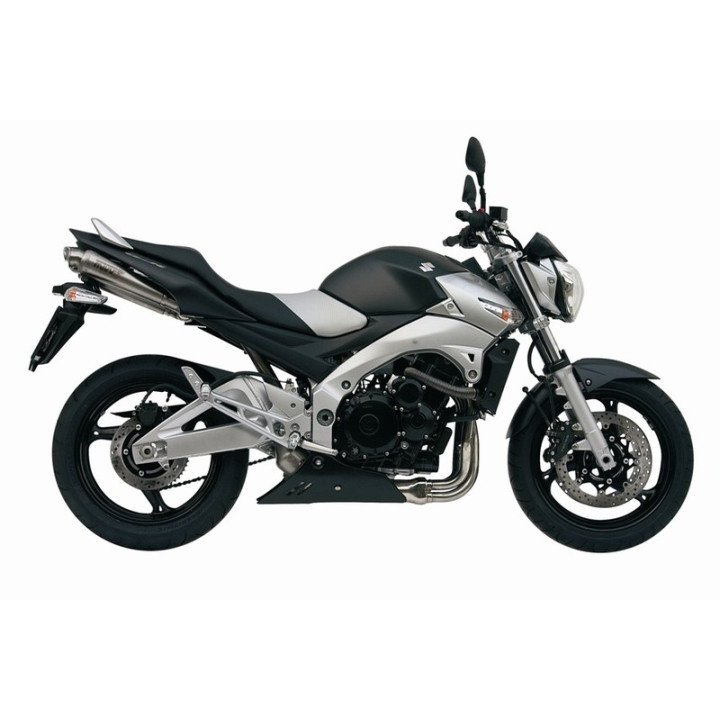 Silencieux double MIVV X-Cone inox Suzuki GSR600 | Oxmoto