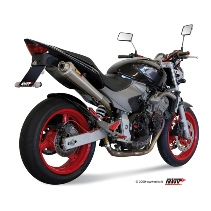 Silencieux MIVV X-Cone inox brossé Honda CB600F Hornet 00.73.H.020.LC3