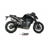 Silencieux MIVV Delta Race inox/casquette carbone KTM Duke 790