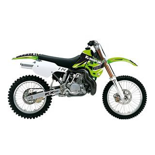 Kit déco Blackbird dream graphic 4 Kawasaki kx500 | Oxmoto