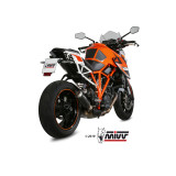 Silencieux MIVV MK3 Steel Black/casquette inox KTM 1290 Superduke