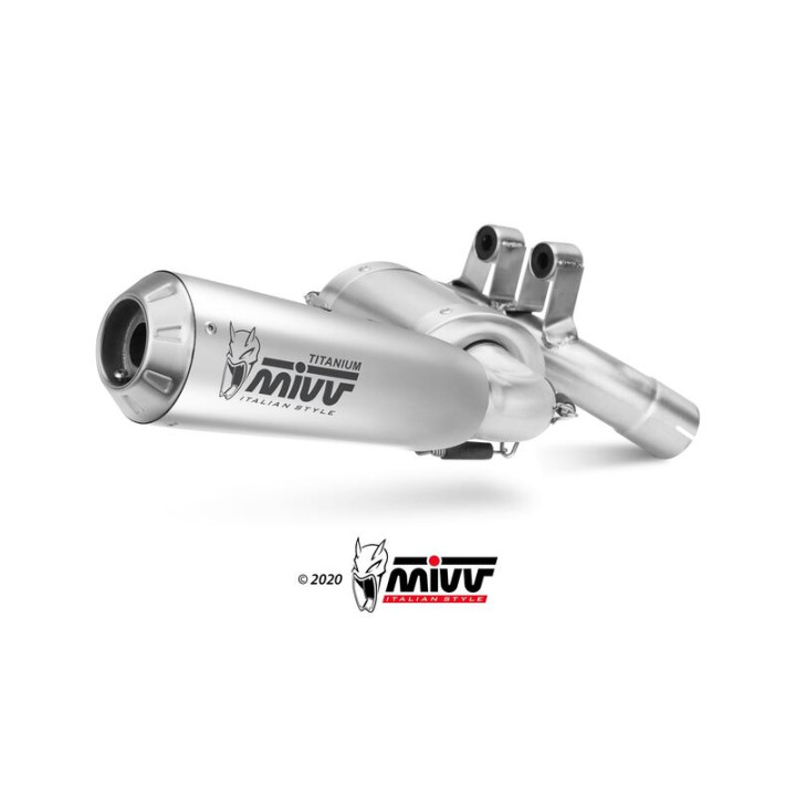 Silencieux MIVV X-M1 - titane/inox BMW F900XR | Oxmoto
