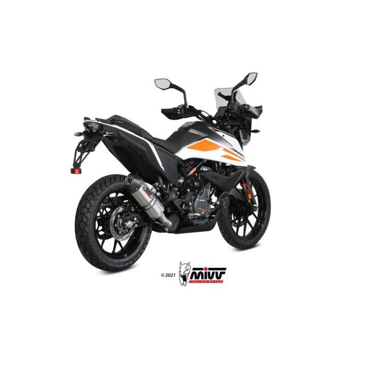 Silencieux MIVV Oval - KTM 390 Adventure KT.024.L4C | Oxmoto