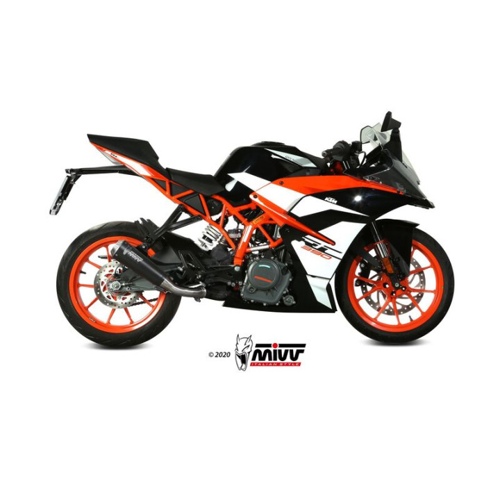 Silencieux MIVV X-M1 - Steel Black/inox KTM | Oxmoto