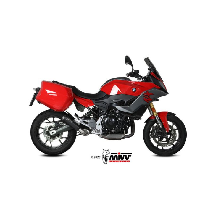 Silencieux MIVV X-M1 - Steel Black/inox BMW F900XR | Oxmoto