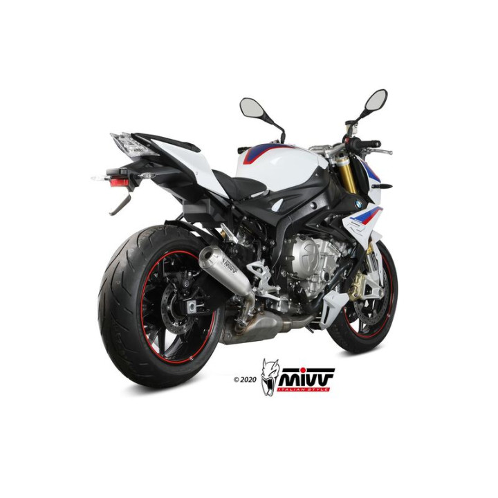 Silencieux MIVV X-M1 - titane/inox BMW S1000R | Oxmoto