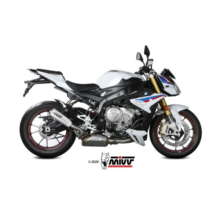 Silencieux MIVV X-M1 - titane/inox BMW S1000R | Oxmoto