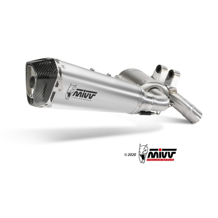 Silencieux MIVV Delta Race - Inox | Oxmoto