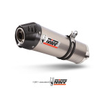 Silencieux MIVV Oval Carbon Cap titane Suzuki | Oxmoto