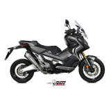 Silencieux MIVV Delta Race inox /casquette carbone Honda X-ADV 750