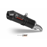 Silencieux double MIVV Oval Carbon Cap carbone Kawasaki Z1000