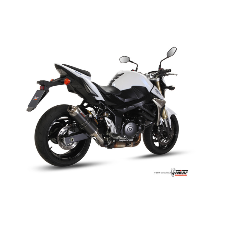 Silencieux MIVV GP carbone Suzuki GSR 750 | Oxmoto