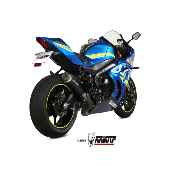 Silencieux MIVV GP-Pro carbone/casquette inox Suzuki GSXR1000