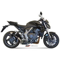 Silencieux MIVV GP inox brossé noir Honda CB1000R | Oxmoto