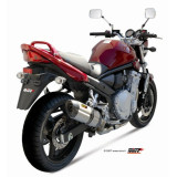 Silencieux MIVV Suono inox/casquette carbone Suzuki | Oxmoto