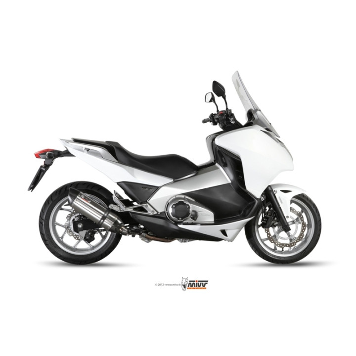 Silencieux MIVV Suono inox/casquette carbone Honda | Oxmoto