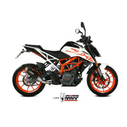Silencieux MIVV GP Pro inox noir KTM Duke 125/390 | Oxmoto