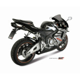Silencieux MIVV Suono inox/casquette carbone Honda CBR600RR 00.73.UH.027.L7