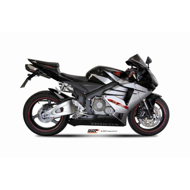 Silencieux MIVV Suono inox/casquette carbone Honda CBR600RR 00.73.UH.027.L7