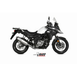 Silencieux MIVV Speed Edge inox/casquette carbone Suzuki DL650 V-Strom S.049.LRX