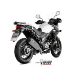 Silencieux MIVV Speed Edge inox/casquette carbone Suzuki DL650 V-Strom S.049.LRX