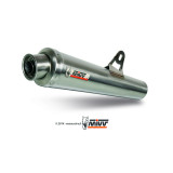 Silencieux MIVV X-Cone inox brossé Kawasaki | Oxmoto