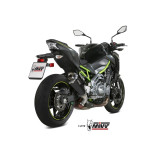 Silencieux MIVV Delta Race Steel Black/casquette carbone Kawasaki Z900 K.045.LDRB