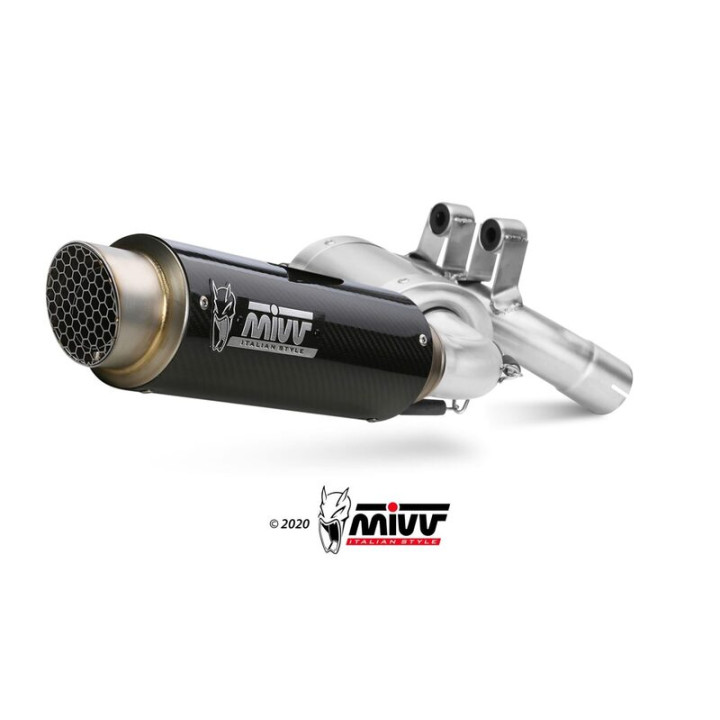 Silencieux MIVV GP Pro - carbone | Oxmoto