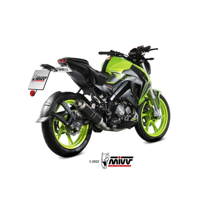 Ligne complète MIVV GP inox noir | Oxmoto