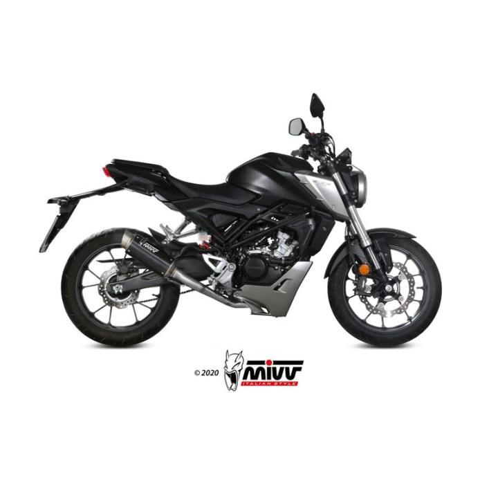 Ligne complète MIVV GP Pro - noir | Oxmoto
