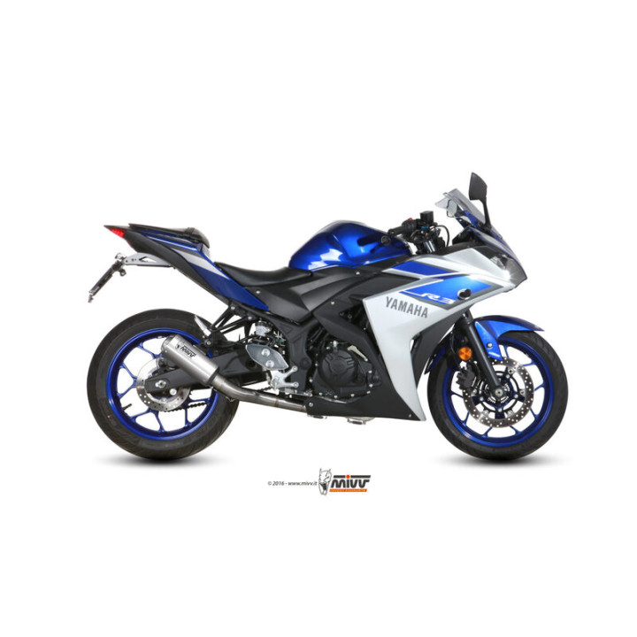 Ligne complète MIVV MK3 - inox 00.X.YA.0008.SM3X | Oxmoto