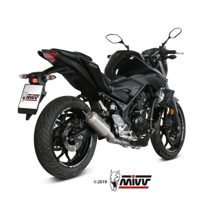 Ligne complète MIVV MK3 - inox 00.X.YA.0008.SM3X | Oxmoto