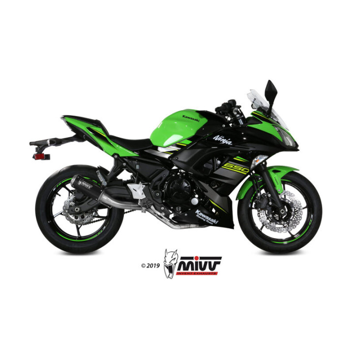 Ligne complète MIVV MK3 - noir K.044.SM3B | Oxmoto