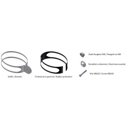 Kit de montage MIVV pour silencieux Oval Big | Oxmoto