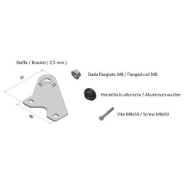 Kit de montage MIVV pour silencieux Speed Edge | Oxmoto