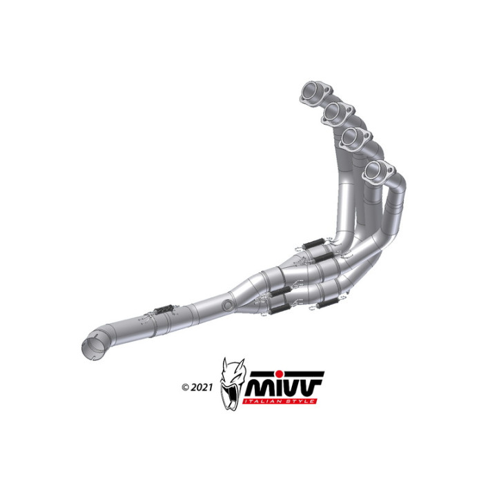 Décatalyseur MIVV - Kawasaki Z900 | Oxmoto