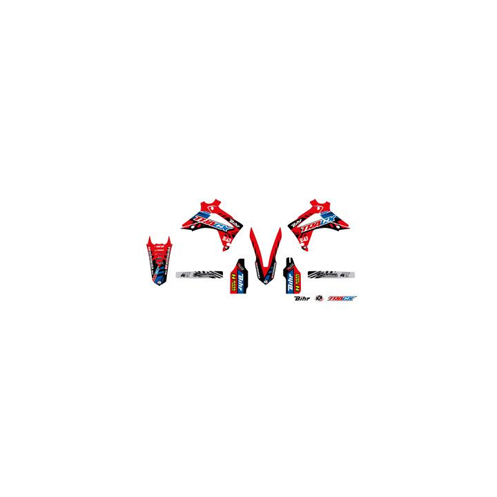 Kit déco Kutvek tracx rouge Honda crf450r 1067915 | Oxmoto