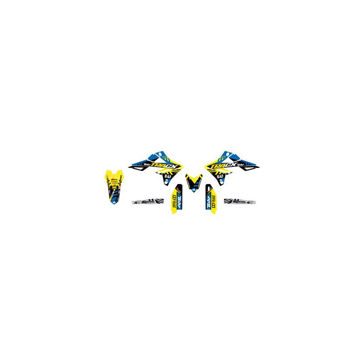 Kit déco Kutvek tracx jaune Suzuki rm-z250 1067959 | Oxmoto
