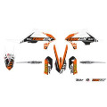 Kit déco Kutvek tracx orange KTM exc/exc-f 1067944 | Oxmoto