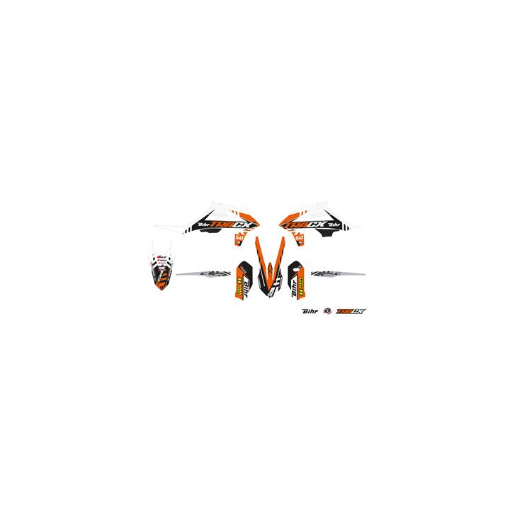 Kit déco Kutvek tracx orange KTM exc/exc-f 1067944 | Oxmoto