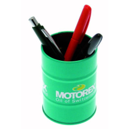 Mini fût décoratif porte stylo Motorex | Oxmoto