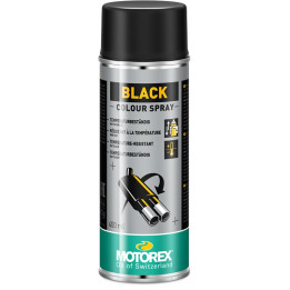 Vernis noir Motorex Colour Spray Black - 400ml | Oxmoto