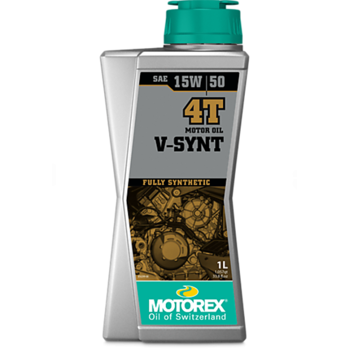 Huile moteur Motorex V-SYNT 4T - 15W50 - 1L | Oxmoto